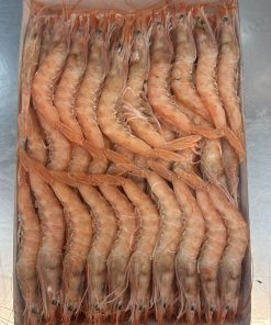 Gamba plancha congelada 80-90 pzas